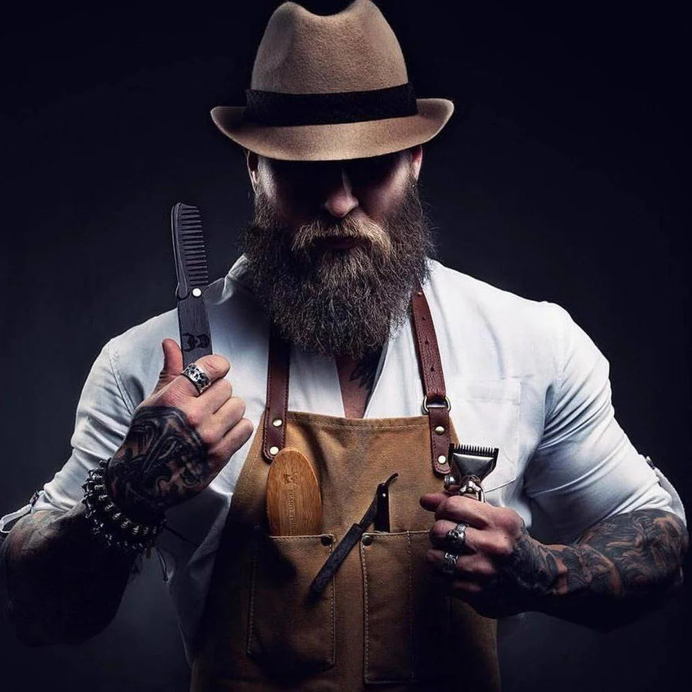 VIKING BEARD COMB WITH CASE - THE BEARD STRUGGLE