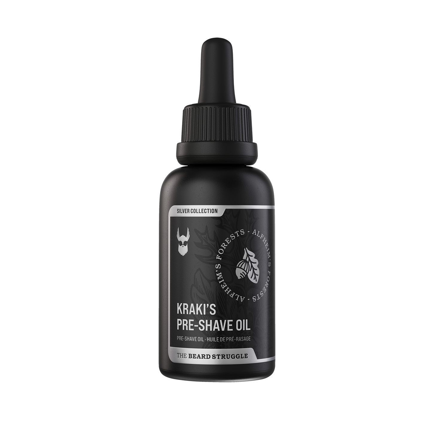 KRAKI'S PRE-SHAVE OIL - SILVER COLLECTION