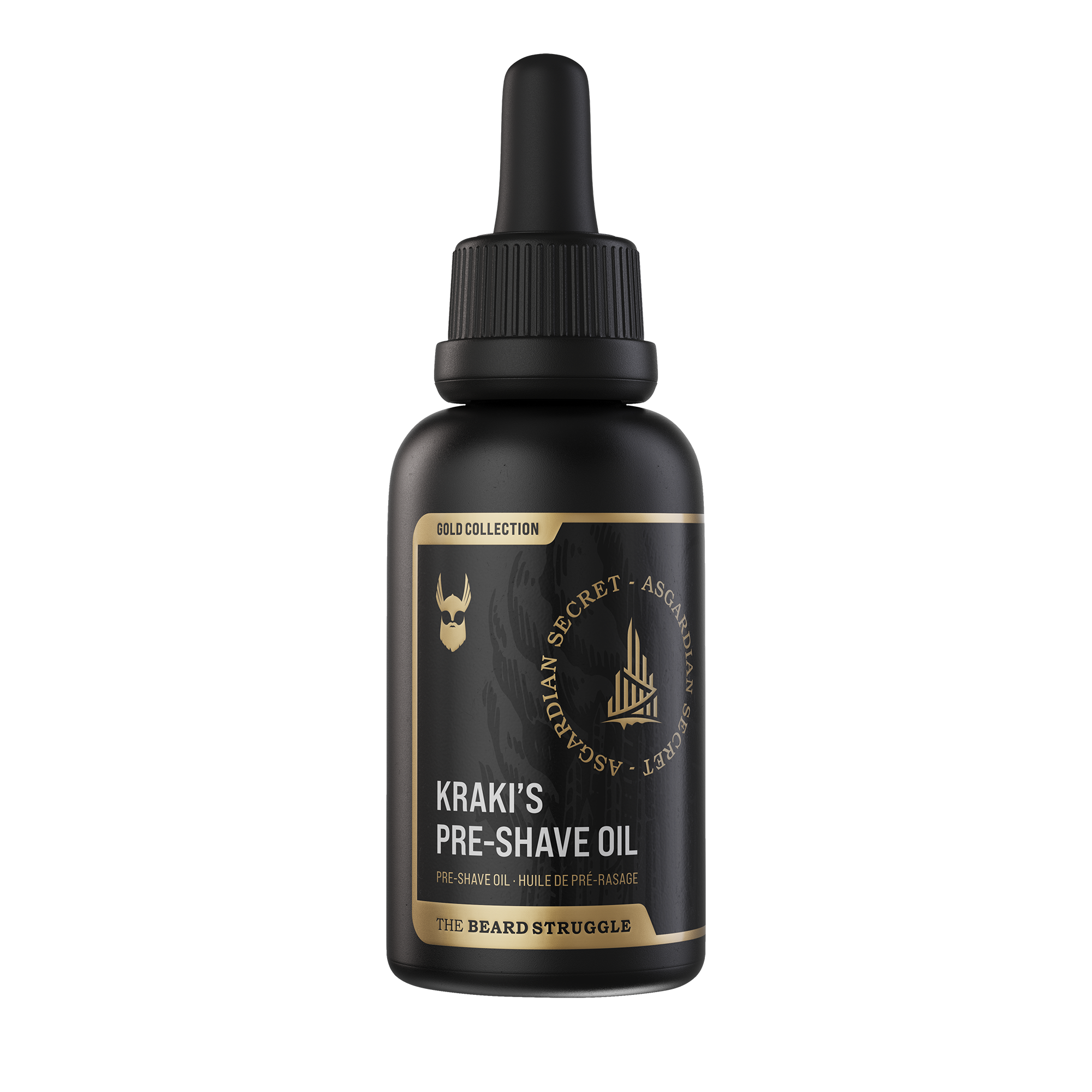 KRAKI'S PRE-SHAVE OIL - GOLD COLLECTION